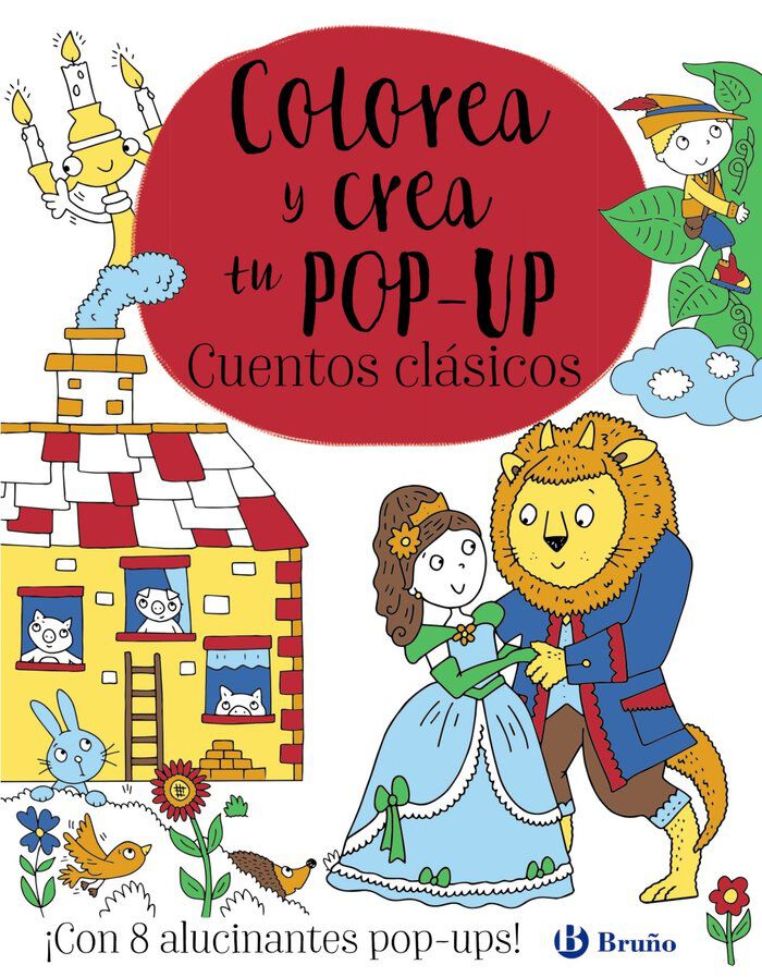 Colorea y crea tu pop-up. Cuentos cl&aacute;sicos