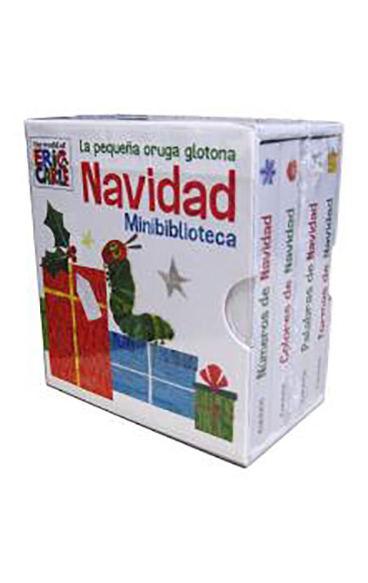 La pequeña oruga glotona. Navidad minibiblioteca