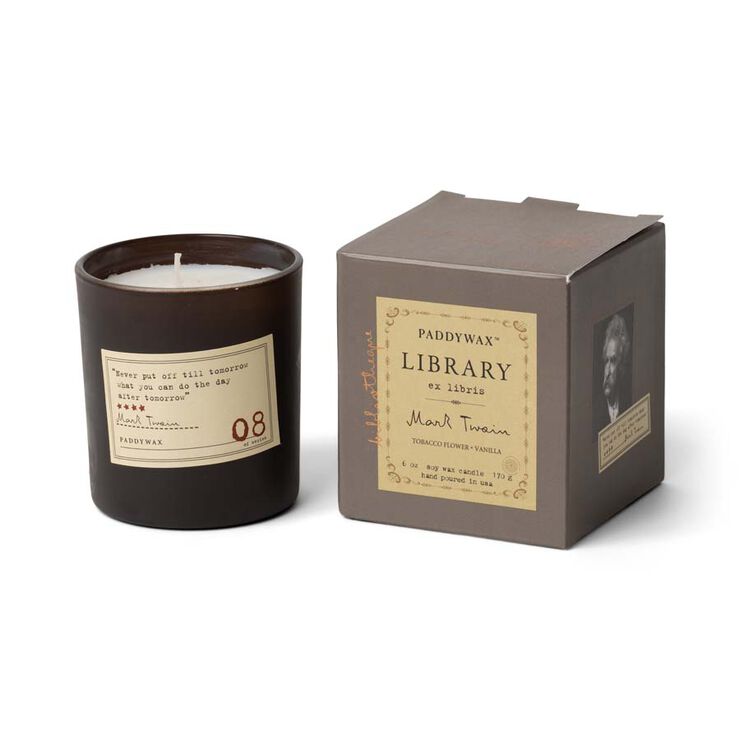 Espelma Paddywax Library Mark Twain