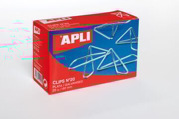 Clips triangulares Apli No.20 60mm Clips triangulares Apli No.20 60mm