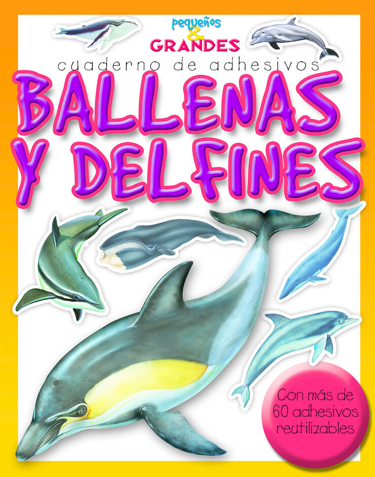 Cuaderno adhesivos ballenas y delfines