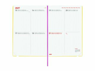 Agenda Finocam 16M Dotted Y10 Sem/Vista Multiling&uuml;e 2026-27 Bloom
