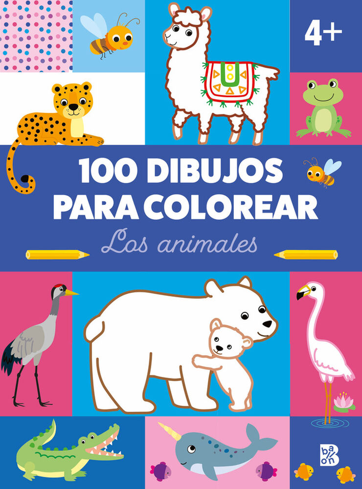 100 Dibujos para colorear - Los animales