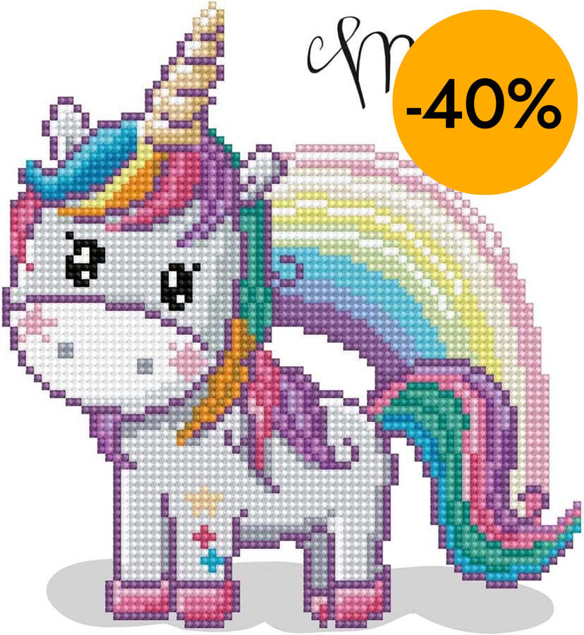 Diamond Dotz Unicornio Rainbow