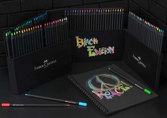 Estoig plegable llapis Faber-Castell Black Edition 100 colors