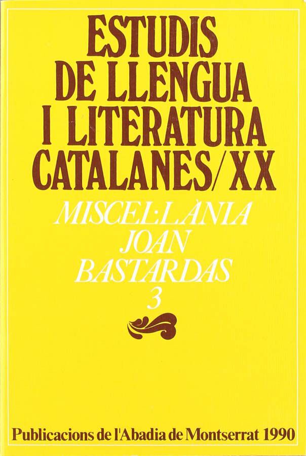 Miscel&middot;l&agrave;nia Joan Bastardas, 3