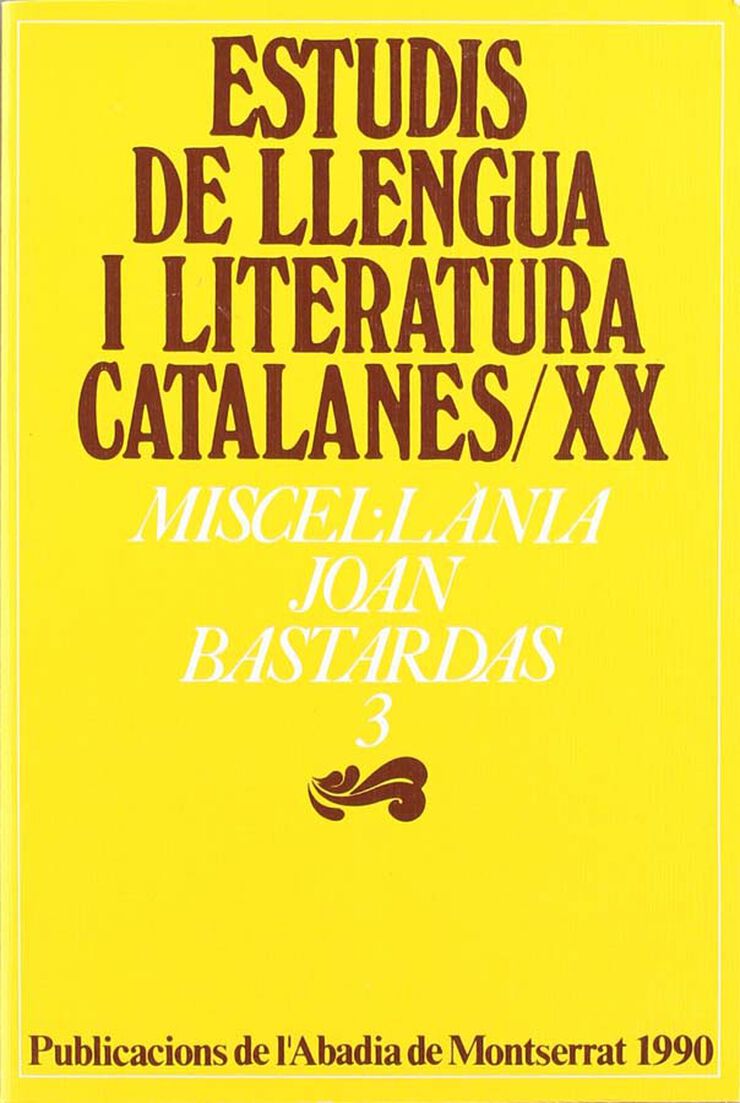 Miscel·lània Joan Bastardas, 3