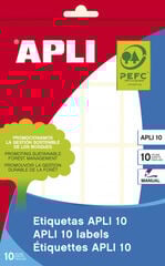 Etiqueta blanca Apli 25x40 10 fulls Etiqueta blanca Apli 25x40 10 fulls