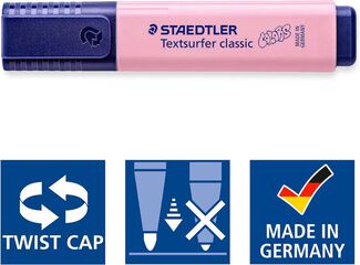 Marcador Staedtler Textsurfer Vintage rosa claro