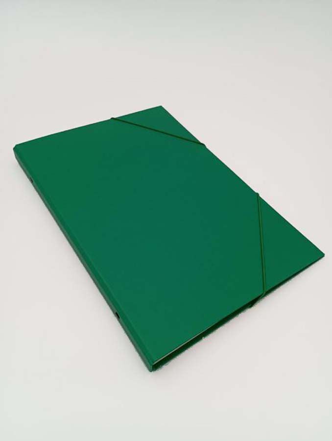 Carpeta clasificadora forrada Soldaplastic verde