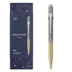 Bolígrafo Caran de Ache Cosmic Blue Noel 2024 oro