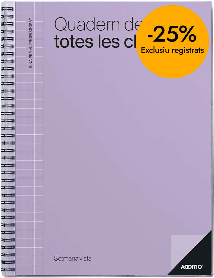 Quadern Notes les Classes Additio catal&agrave;