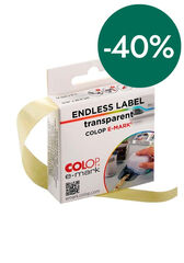 Etiqueta Colop E-Mark Go transparent 14mm x 8m