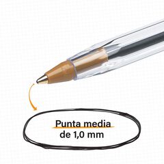 Bolígraf BIC Cristal Negre 50 unitats