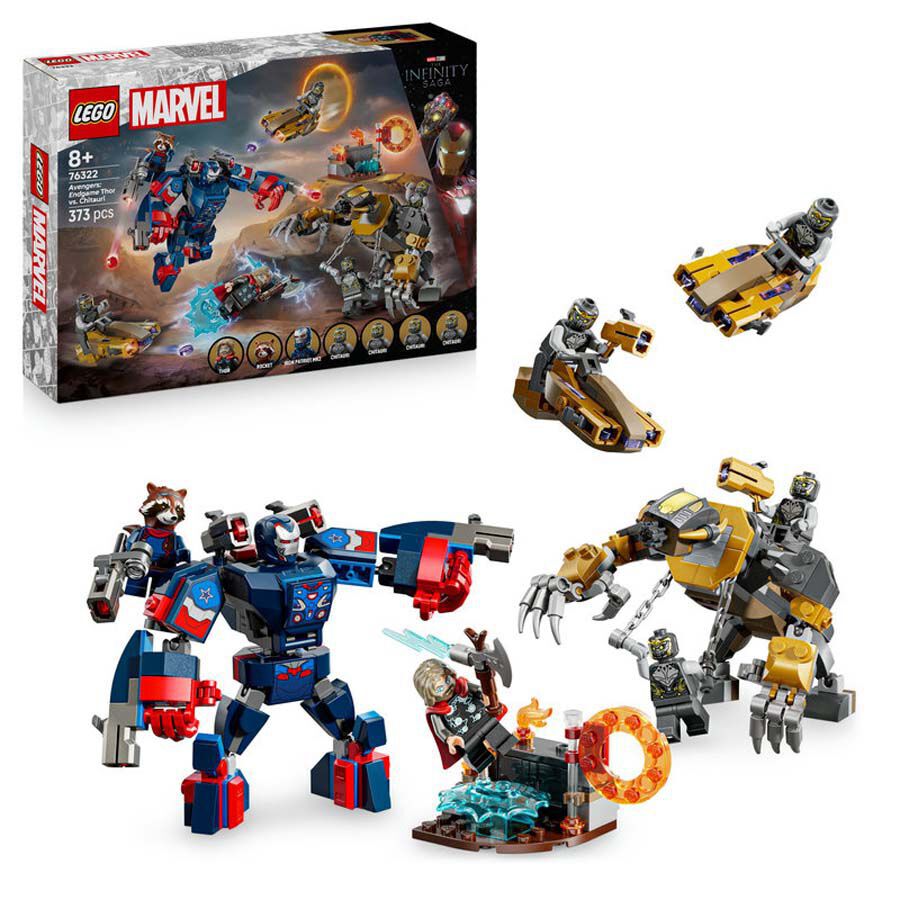LEGO&reg; Super Heroes Thor de Vengadores: Endgame vs. Chitauri 76322