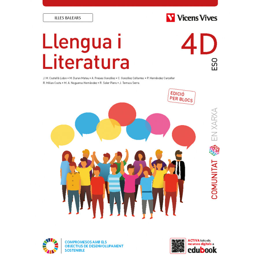 Llengua I Literatura. 4 Blocs Q. Diversitat Comunitat En Xarxa Balears