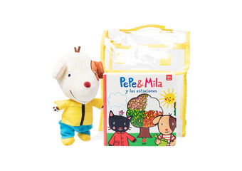 Pack Pepe y Mila y las estaciones + Muñeco de Pepe