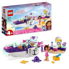 LEGO® Casa de Nines de Gabby Vaixell i Spa de Gabby i MerCat amb Saló de Bellesa 10786