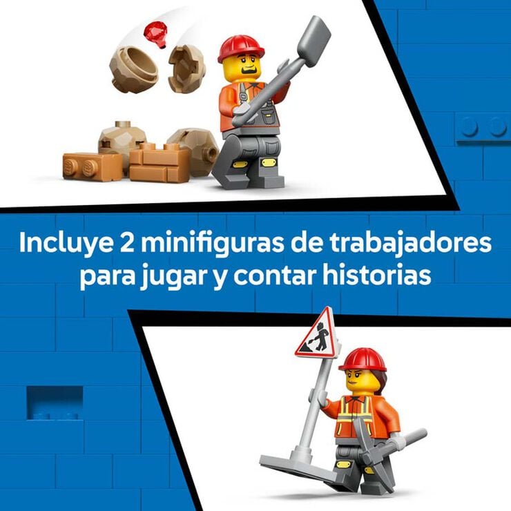 LEGO&reg; City Retroexcavadora Amarilla 60480