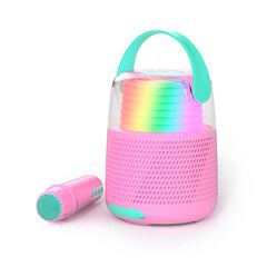 Altavoz con Micrófono Wondee rosa