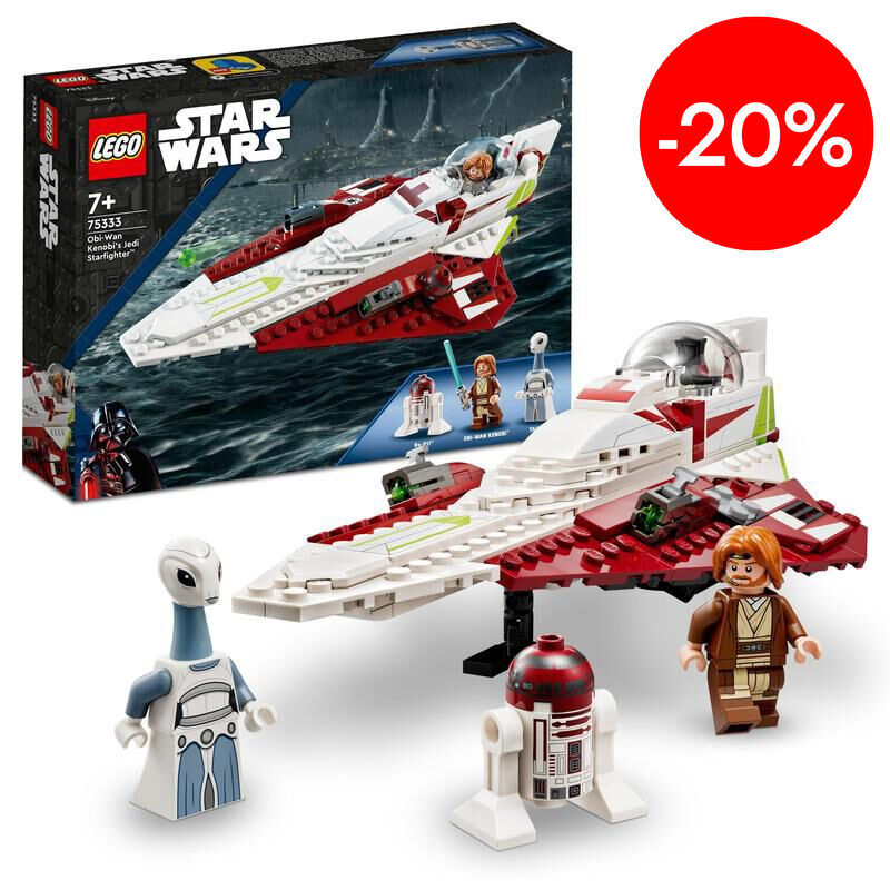 LEGO&reg; Star Wars TM Ca&ccedil;a Estelar Jedi de Obi-Wan Kenobi 75333