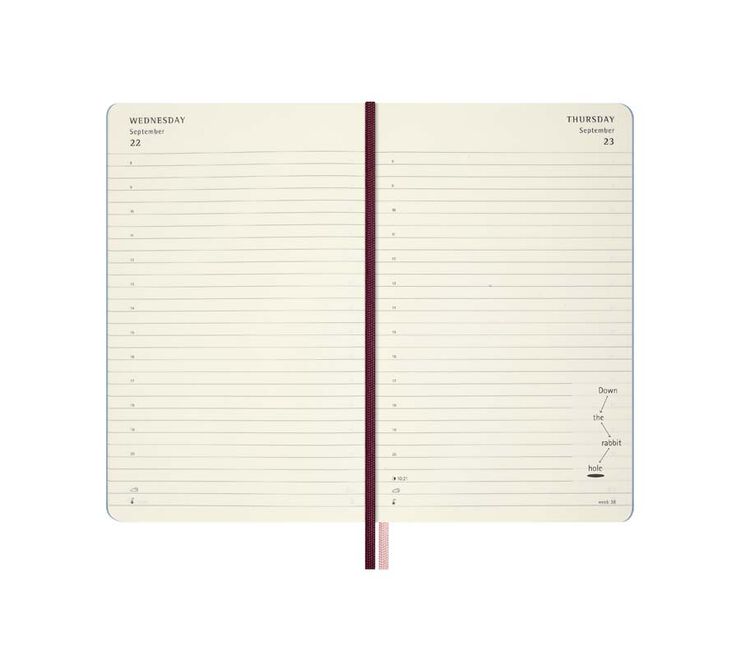 Agenda Moleskine tapa dura di&agrave;ria Large 2027 Al&iacute;cia