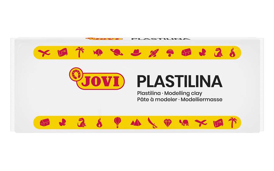 Plastilina Jovi 150g blanco