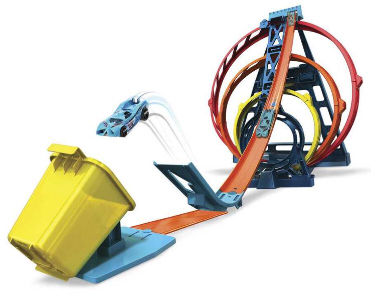 Construcció Triple Looping Hot Wheels