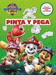 Paw Patrol | Patrulla Canina. Actividades Pinta y pega. Libro de colorear con pegatinas