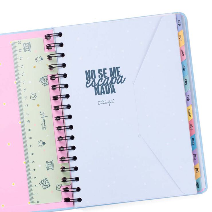 Agenda escolar Mr. Wonderful Wonder setm/vista cas 2025-26 Es hora de conseguirlo