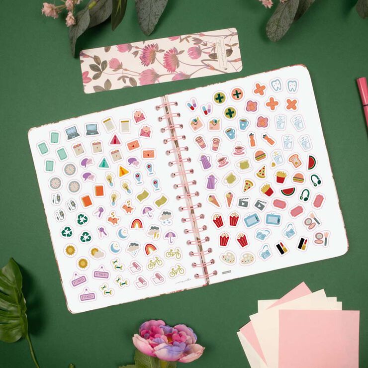 Agenda Finocam Moniquilla E10 setm/vista horitzontal cas 2026 Rosella