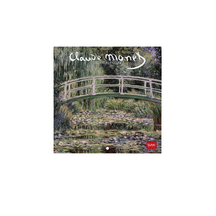 Calendario Pared Legami m/vista 2025 Claude Monet