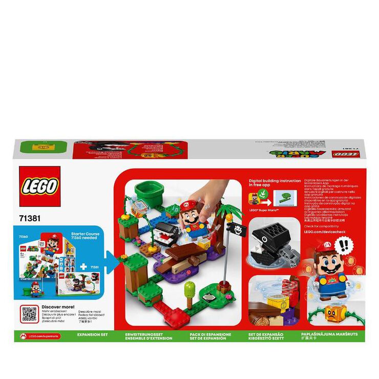 LEGO® Super Mario Set de Expansión: Batalla en la jungla contra el Chomp Cadenas V29 71381