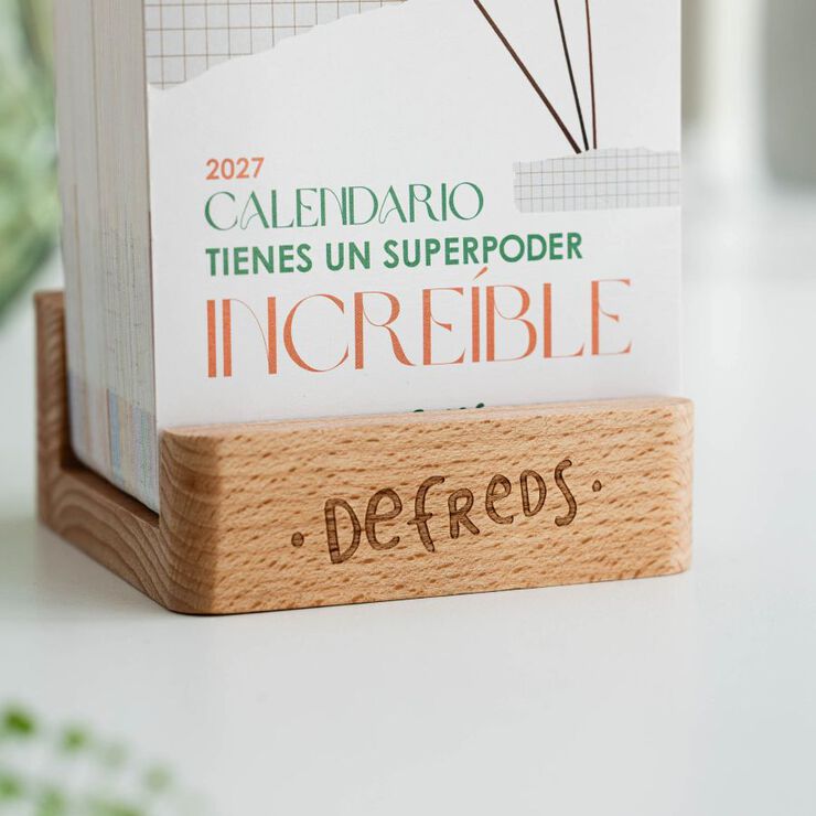 Calendario Sobremesa Tarjetas Tantanfan Castellano 2027 Defreds