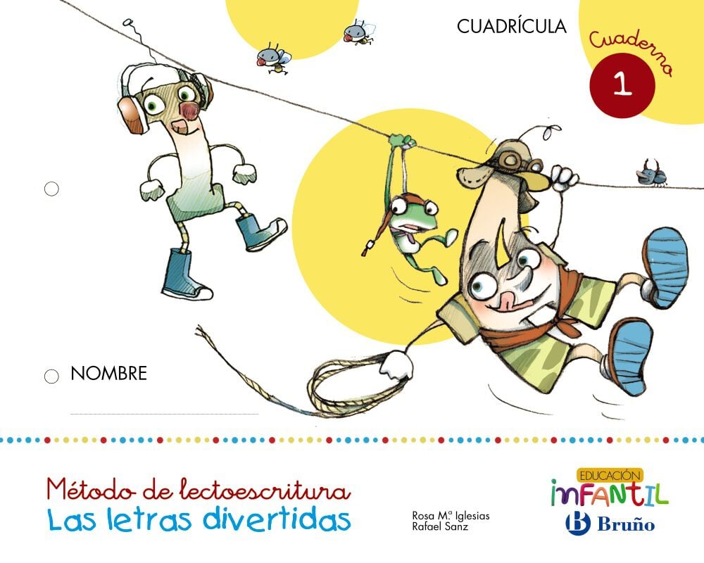 Letras Divertidas 1 Cuadrcula Infantil