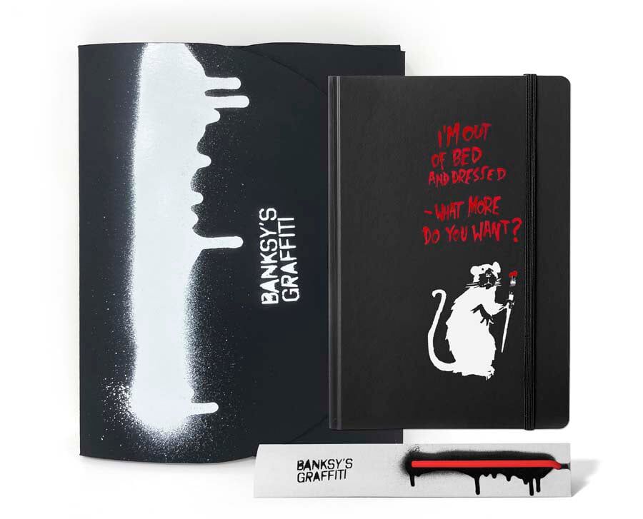 Bloc 14x21 Banksy + Grafeex rojo