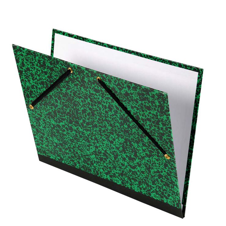Carpeta Dibujo Canson 32x45cm mármol verde