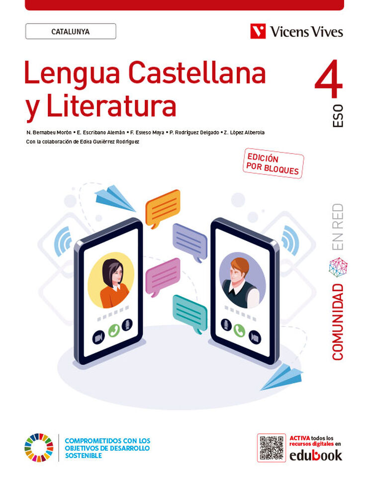 Lengua Castellana Y Literatura 4 Bloques Comunidad En Red Cataluña