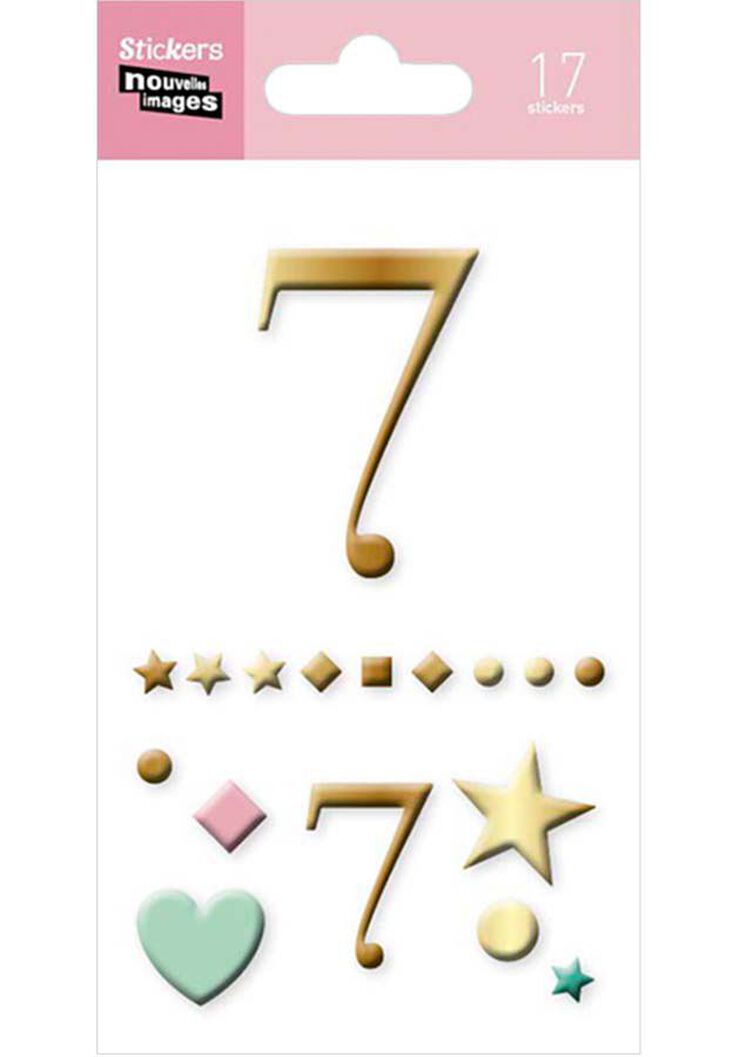 Stickers Draeger N&uacute;mero 7 17u