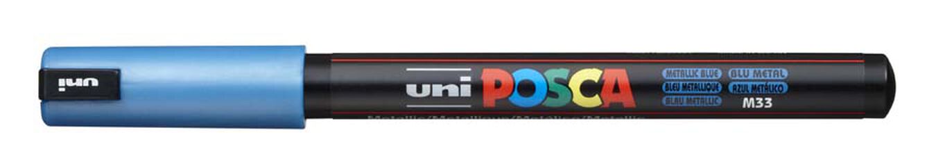 Retolador Posca PC-1MR blau metall