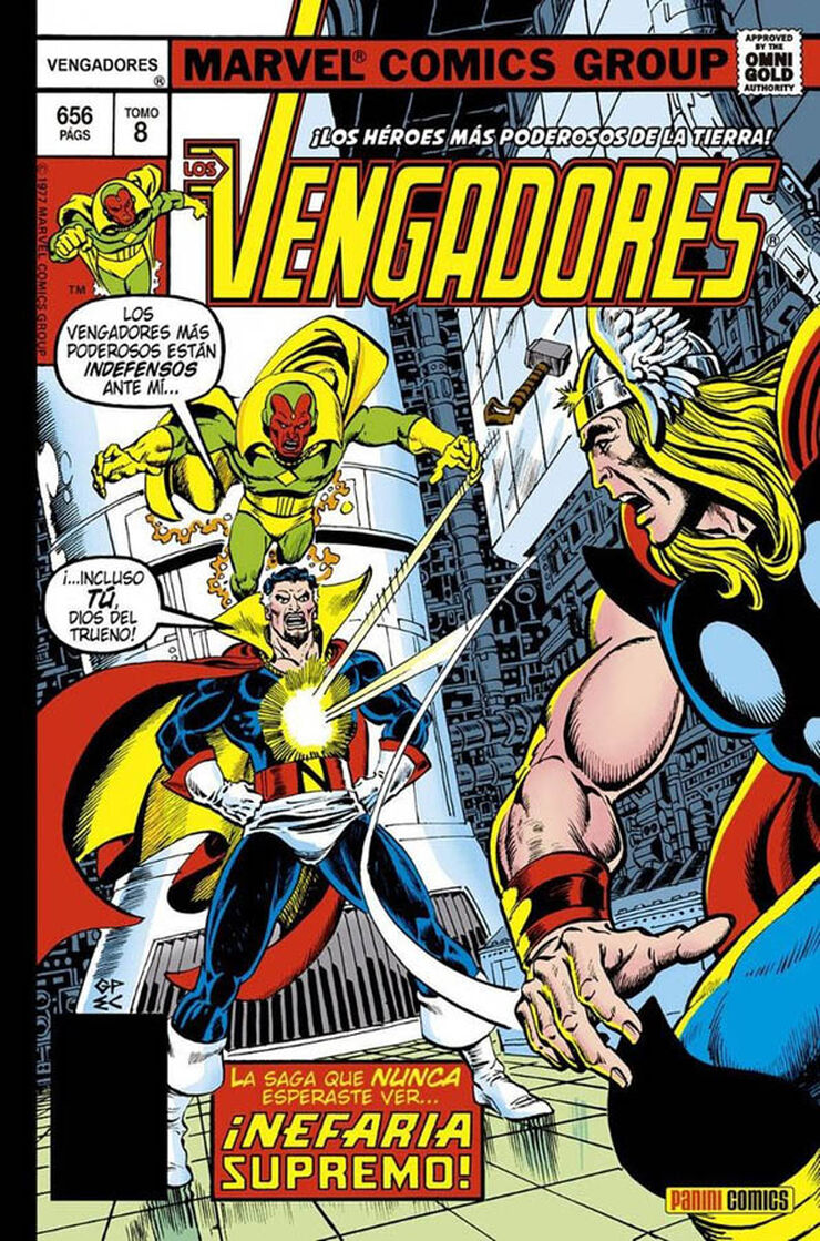 Marvel Gold Omnibus los vengadores. nefaria supremo 8