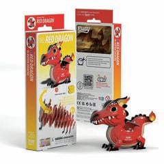 Puzle 3D Eugy Drag&oacute;n rojo