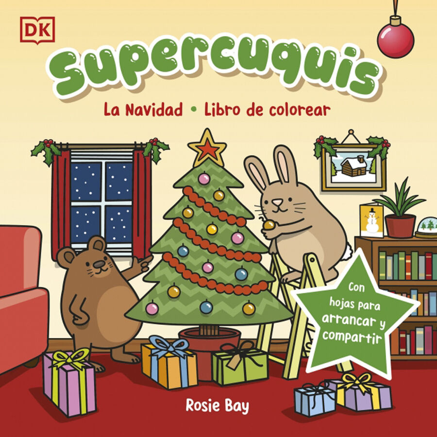 Supercuquis La Navidad: Libro de colorear
