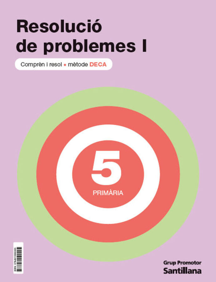 Quadern Problemes DECA I - 5&egrave; Prim&agrave;ria