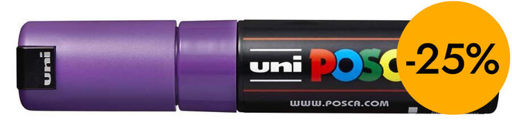 Rotulador Posca PC-7M 4,5-5,5mm violeta