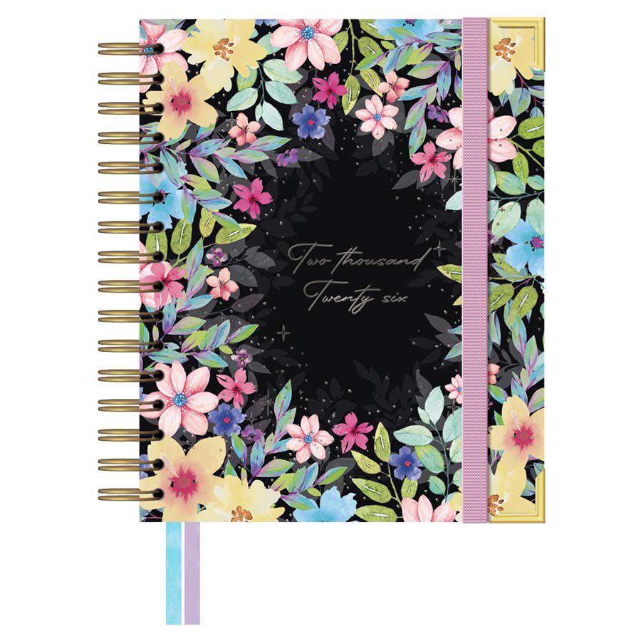 Agenda espiral Takenote A5 sem/vista mult 2026 Adele