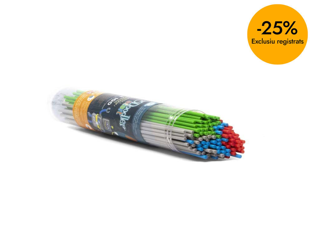 Bol&iacute;graf 3D Doodler recanvis 100 unitats