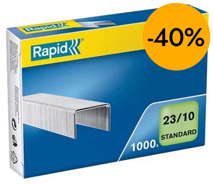 Grapas Esselte Rapid 23/10 1000u