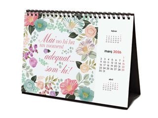 Calendario sobremesa Finocam Frases 2026 catalán