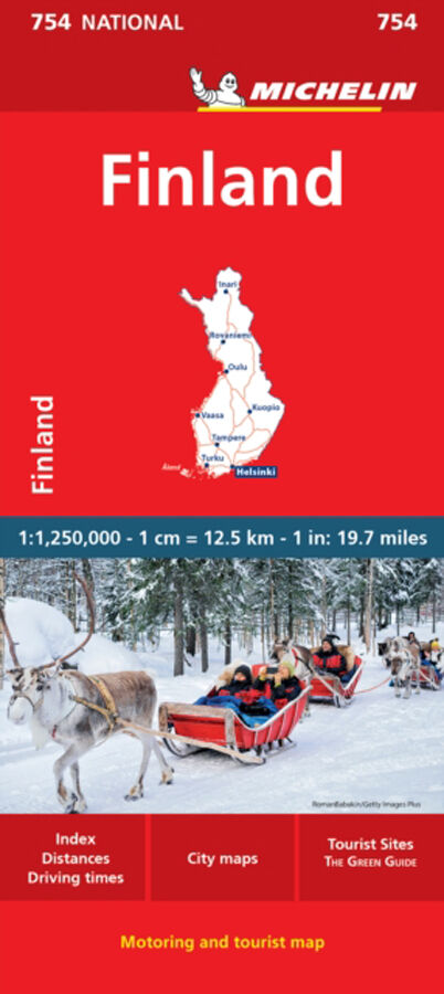 Finland - Michelin national map 754